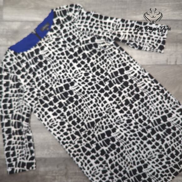 Tahari Long Sleeve Mini Dress Size 6 - Picture 3 of 7